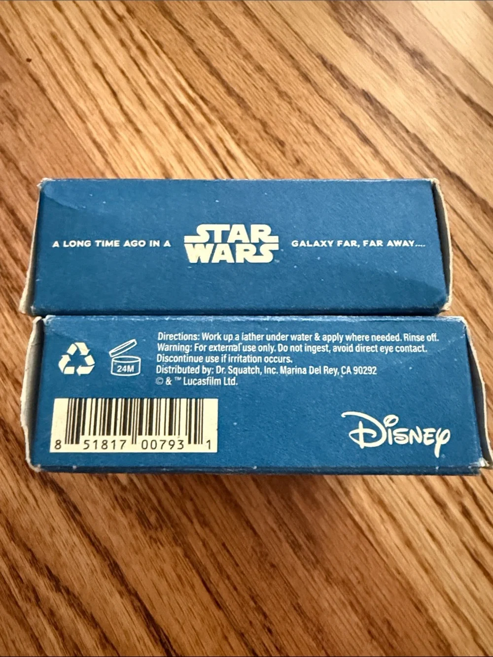 Dr. Squatch x Star Wars Only  Hope Soap  2 Bars- Blue Box - New